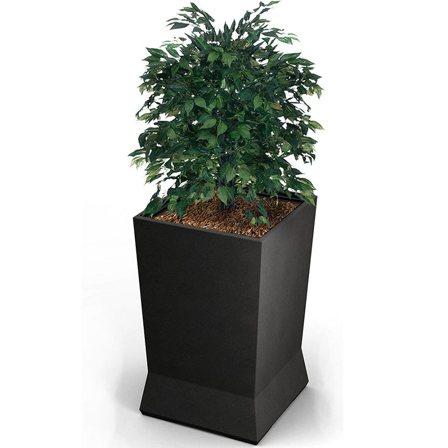 Commercial Zone 36' ModTec Series Planter Gunmetal Satin 