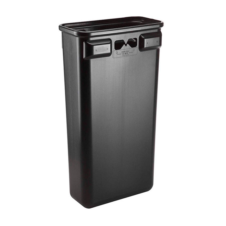 Commercial Zone Oasis 27.5 Liner For 55-Galllon Square Waste Containers & Recycling Centers Black 