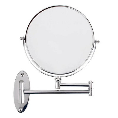 Conair 41741W 8' Two-Sided Wall Mount Mirror 1X-5X Magnification Chrome 6 Per Case Price Per Each 