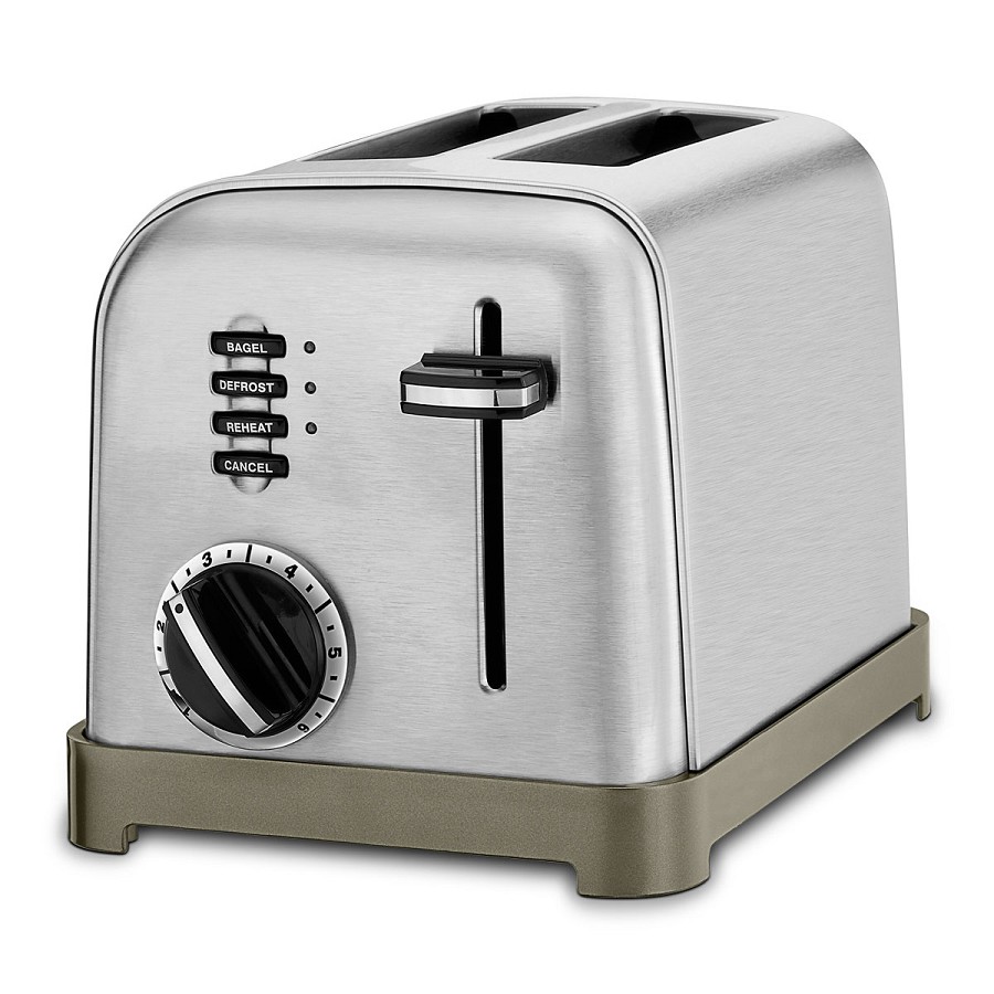 Cuisinart CPT-160 2-Slice Metal Classic Toaster Brushed Stainless 4 Per Case Price Per Each 