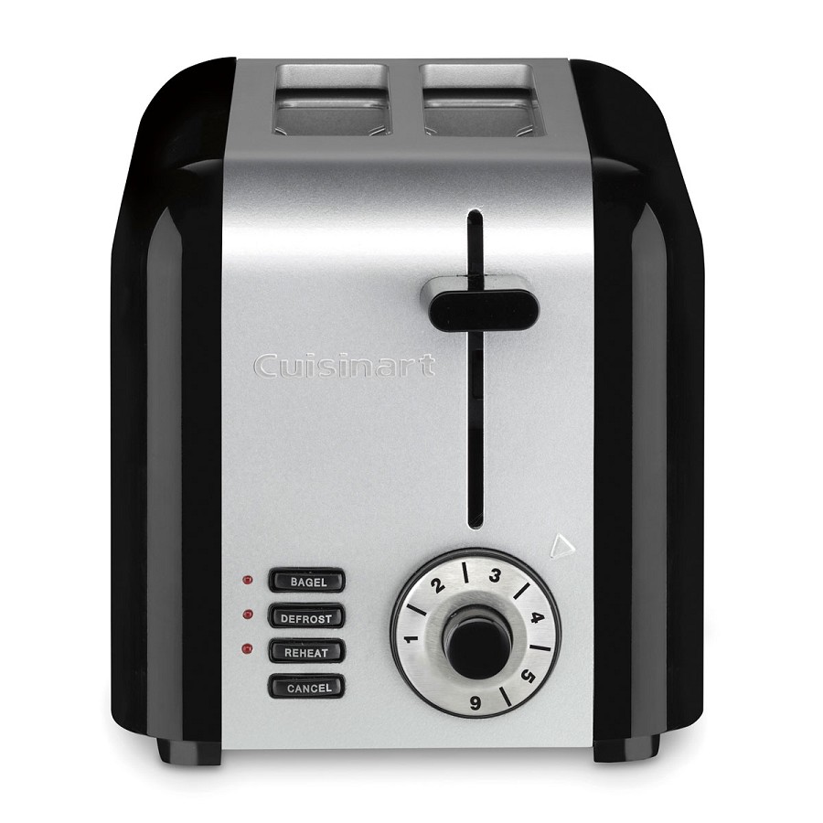 Cuisinart CPT-320WH 2-Slice Compact Toaster Black/Stainless 4 Per Case Price Per Each 