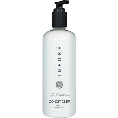 Diversified Hospitality Acquavera Infusé White Tea Coconut Collection Conditioner 13.53 Oz. Bottle For Pump Dispenser 12 Per Case Price Per Case 