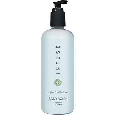 Diversified Hospitality Acquavera Infusé White Tea Coconut Collection Body Wash 13.53 Oz. Bottle For Pump Dispenser 12 Per Case Price Per Case 