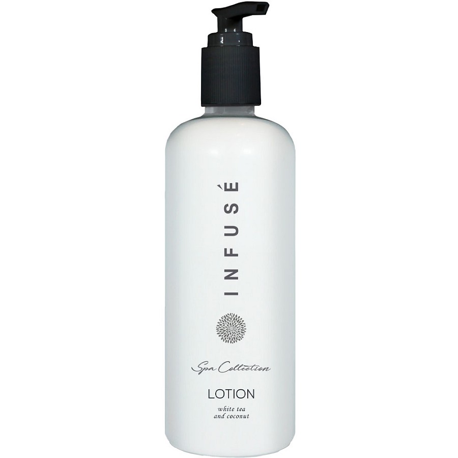 Diversified Hospitality Acquavera Infusé White Tea Coconut Collection Lotion 13.53 Oz. Bottle For Pump Dispenser 12 Per Case Price Per Case 