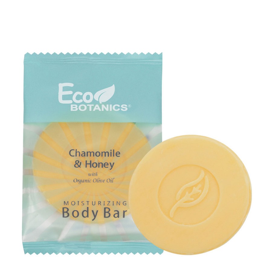 Diversified Hospitality Eco Botanics Chamomile & Honey Collection Body Bars .9 Oz. Sachet  Soap 500 Per Case 3 Case Minimum 