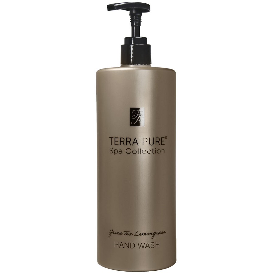 Diversified Hospitality Terra Pure Green Tea Lemongrass Collection Hand Wash 16.23 Oz. Bottle For Pump Dispenser 12 Per Case Price Per Case 