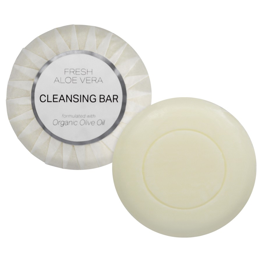 Diversified Hospitality Aloe Vera Cleansing Bars 1.25 Oz. White Pleat Wrapped Soap 288 Per Case 3 Case Minimum 