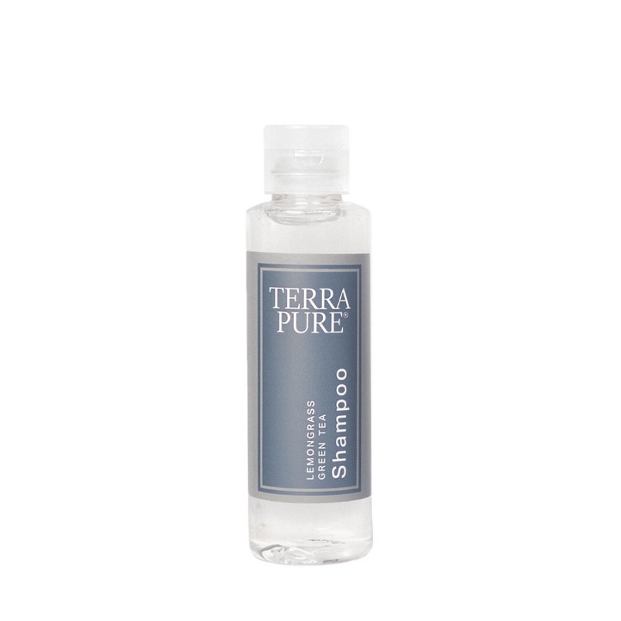 Diversified Hospitality Terra Pure Lemongrass Green Tea Collection Shampoo 1 Oz. Bottle 240 Per Case 3 Case Minimum 