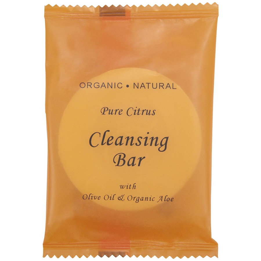 Diversified Hospitality Terra Pure Wild Citrus Collection Cleansing Bars 1 Oz. Sachet Soap 300 Per Case 3 Case Minimum 