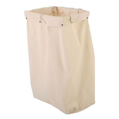 Forbes 34' Snap-Flap Style Heavy Duty Canvas Housekeeping Cart Bag Natural 6 Per Case Price Per Each 