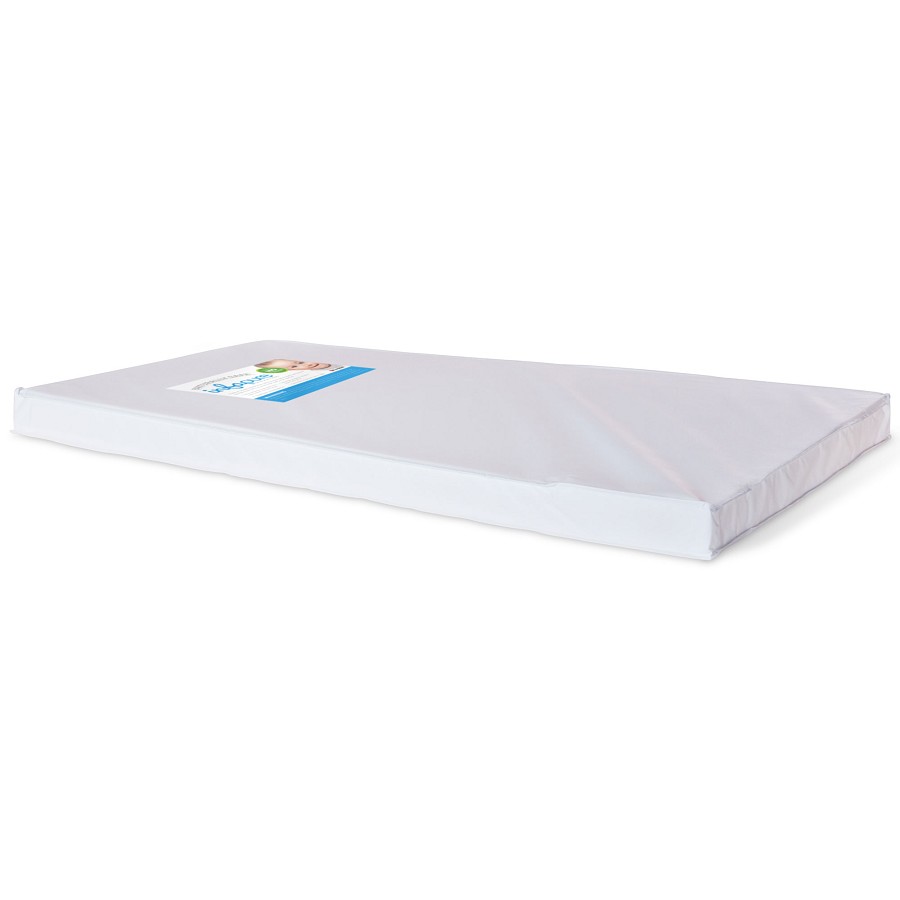 Foundations InfaPure 3' Full Size Foam Crib Mattress Fits 10 Series Full-Size Cribs White 