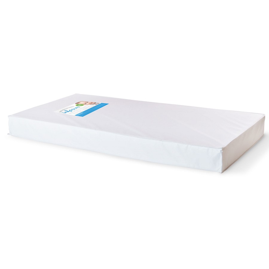 Foundations InfaPure 5' Full Size Foam Crib Mattress Fits 13 Series Full-Size Cribs White 