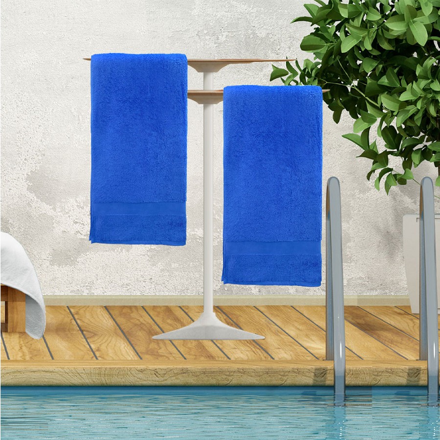 Ganesh Blue Beach Towel 27x54 100% Ringspun Cotton 12Lb/Dz 3 Dz Per Case Price Per Dz 