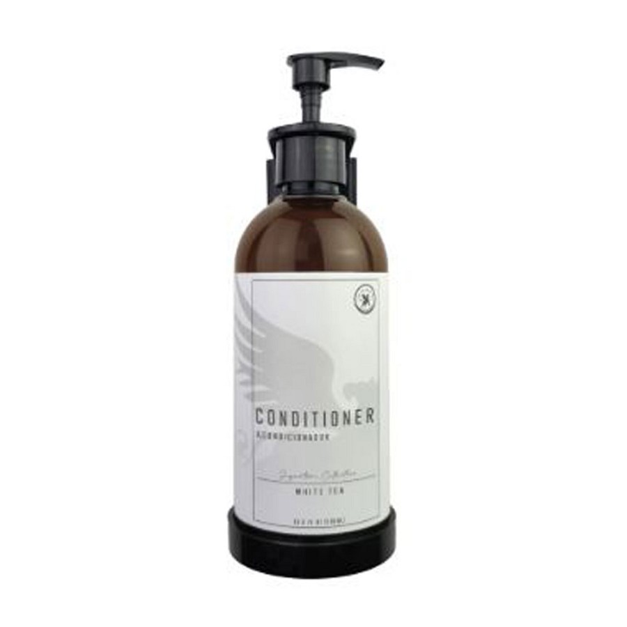 Ganesh Oxford Hotel White Tea Conditioner 16.9 Oz. Pump Bottle Dispenser 12 Per Case Price Per Case 