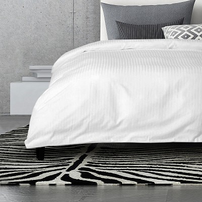 Ganesh T-250 Tone on Tone Stripe Duvet Covers Full 86x93 60% Ringspun Preshrunk Cotton 40% Polyester 12 Per Case Price Per Each 