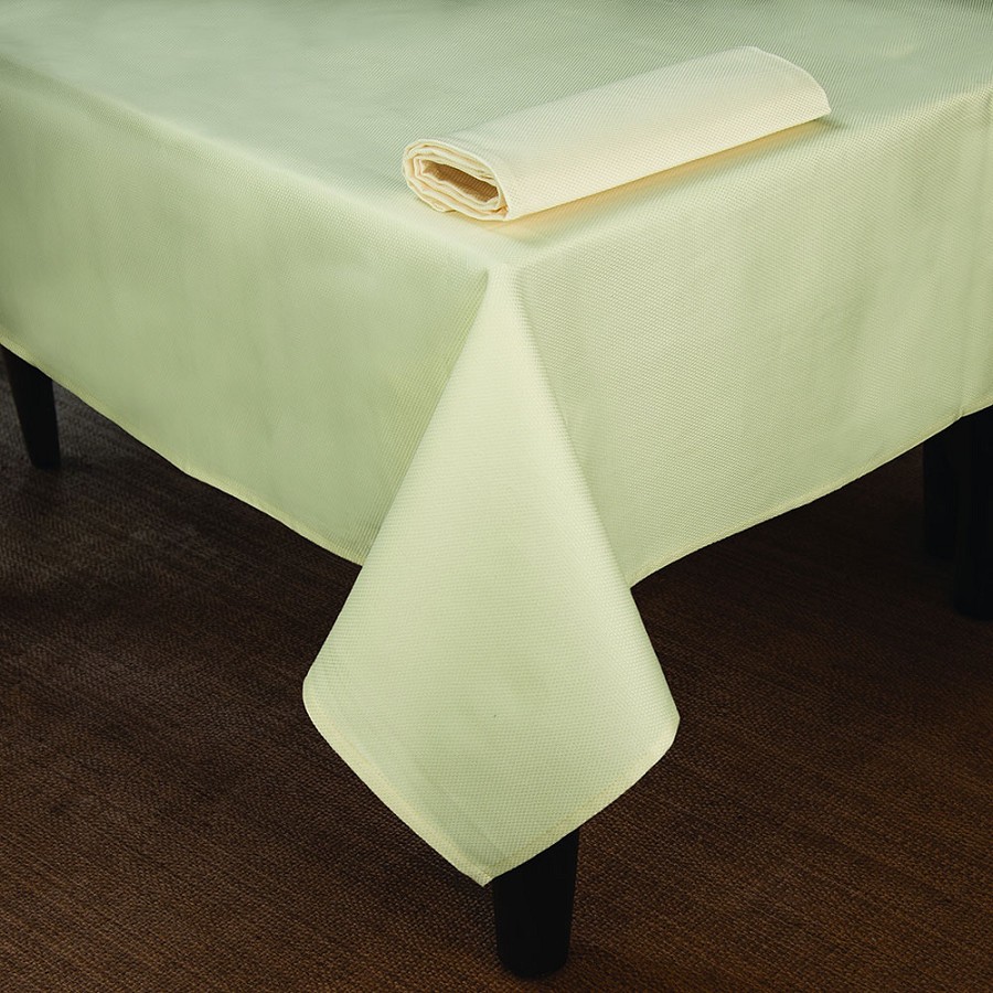 Garnier-Thiebaut Overall Partridge Eye Napkins 22x22 100% ELS Cotton Ivory 300 Per Case Price Per Each 