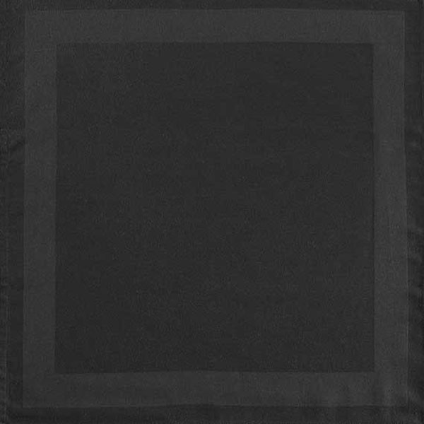 Garnier-Thiebaut Satin Band Crossbordered 4 Hems Napkins 22x22 100% ELS Cotton Black 300 Per Case Price Per Each 