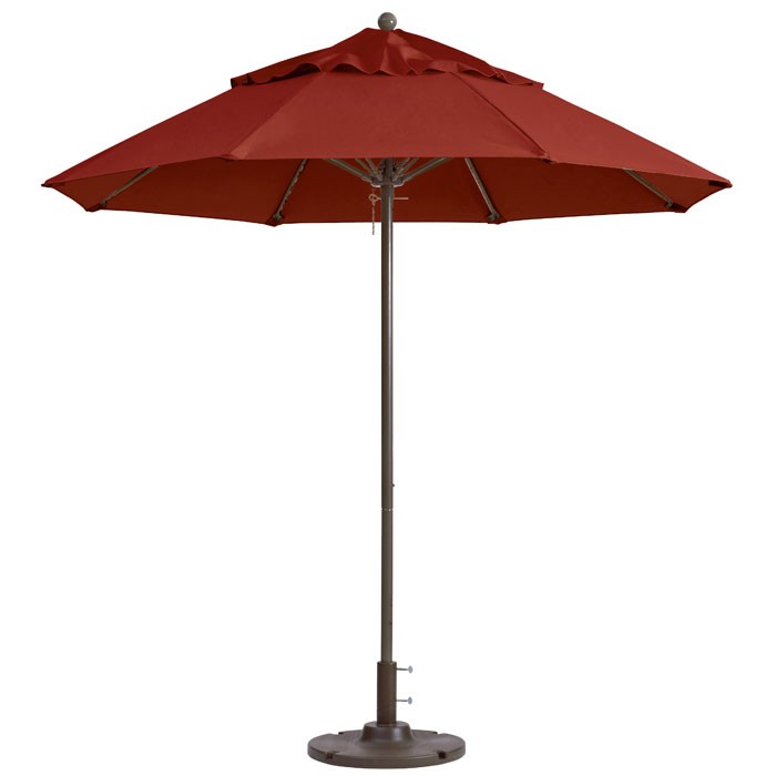 7 1/2' Windmaster Fiberglass Umbrella With 1 1/2" Aluminum Pole Only 