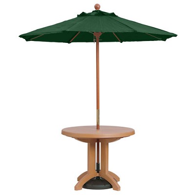 Umbrella With 1 1/2" Wooden Pole Only 