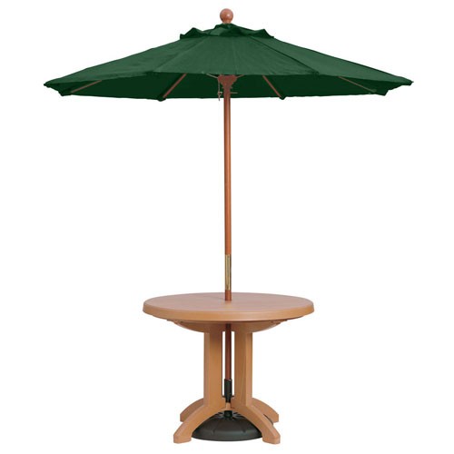 Umbrella With 1 1/2" Wooden Pole Only 