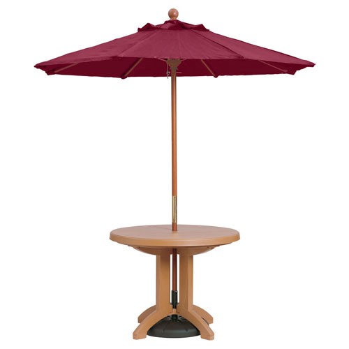 Umbrella With 1 1/2" Wooden Pole Only 