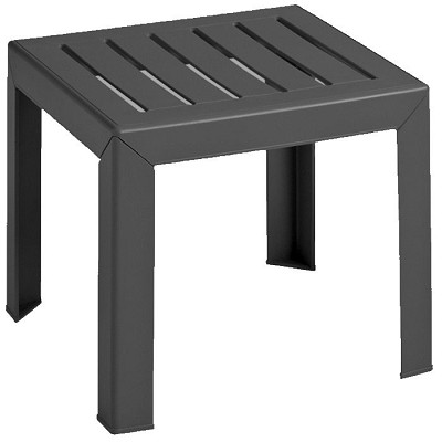 Grosfillex Bahia 16' x 16' Low Table Charcoal 2 Per Case Price Per Each 