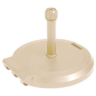 Grosfillex 84 lb. Umbrella Base With Wheels For Freestanding Use Sand 