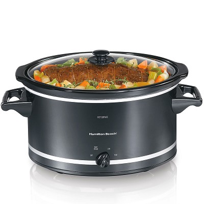 Hamilton Beach Commercial 33182 8 Qt Slow Cooker Black 