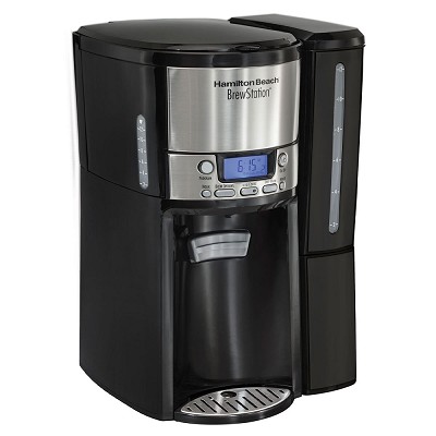 Hamilton Beach Commercial 47900G Brewstation 12 Cup Coffee Maker With Removable Reservoir Black & Stainless 2 Per Case Price Per Each 