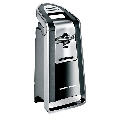 Hamilton Beach Commercial 76607 Smooth Touch Can Opener With Scissors Black & Chrome 2 Per Case Price Per Each 