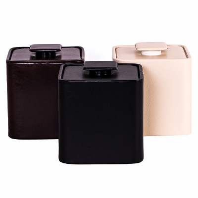 Hapco Executive Series 3 Qt. Square Vinyl Padded Ice Bucket With Vinyl Lid & Flat Square Vinyl Knob 12 Per Case Price Per Each 