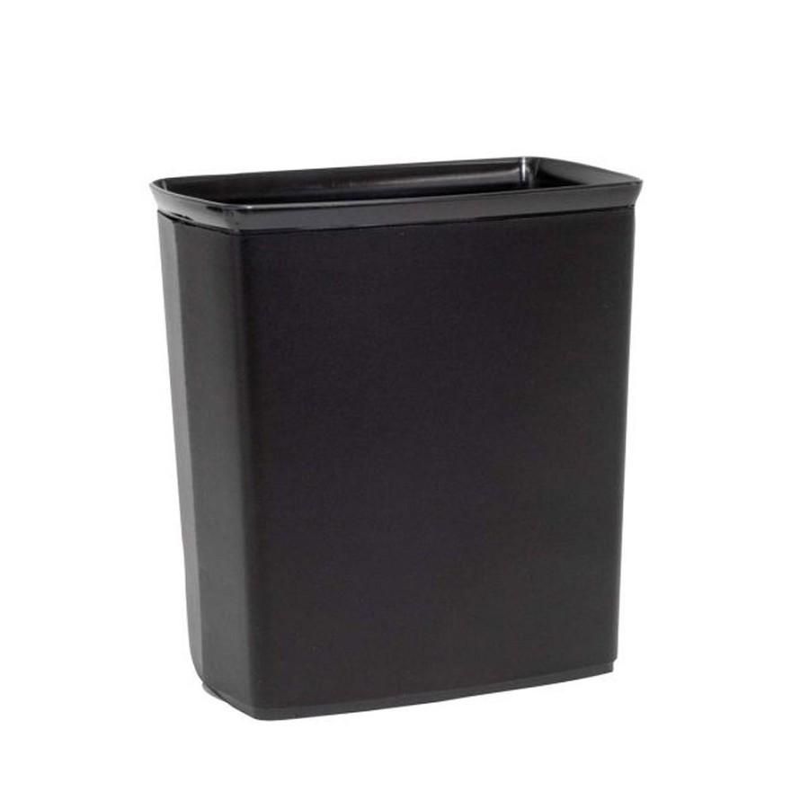 Hapco Eco Luxury Vegan Leather Collection 10 Qt. Rectangular Wastebasket 12 Per Case Price Per Each 
