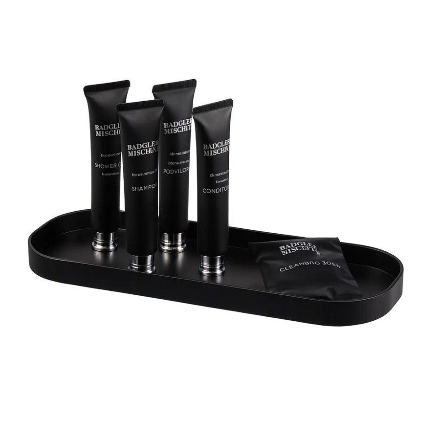 Hapco Oasis Spa Collection Rectangular Amenity Tray Black 12 Per Case Price Per Each 