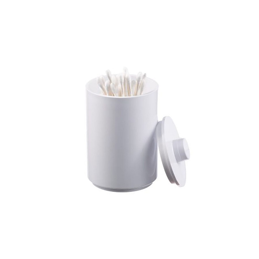 Hapco Oasis Spa Collection Round Apothecary Jar White 12 Per Case Price Per Each 