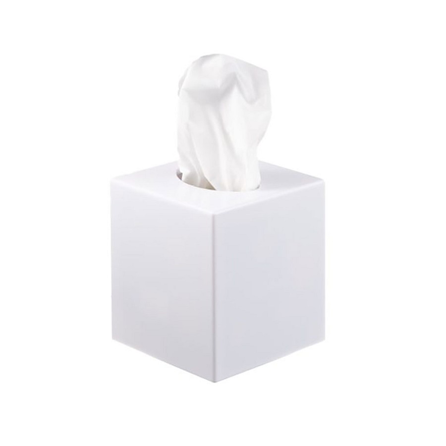 Hapco Oasis Spa Collection Boutique Tissue Box Without Bottom White 12 Per Case Price Per Each 