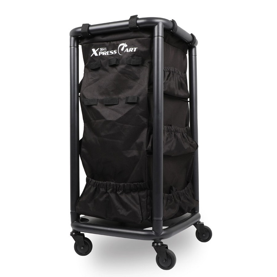 Hospitality 1 Source XDuty Xpress Cart Black Finish With Black Bag 1 Per Case Price Per Each 