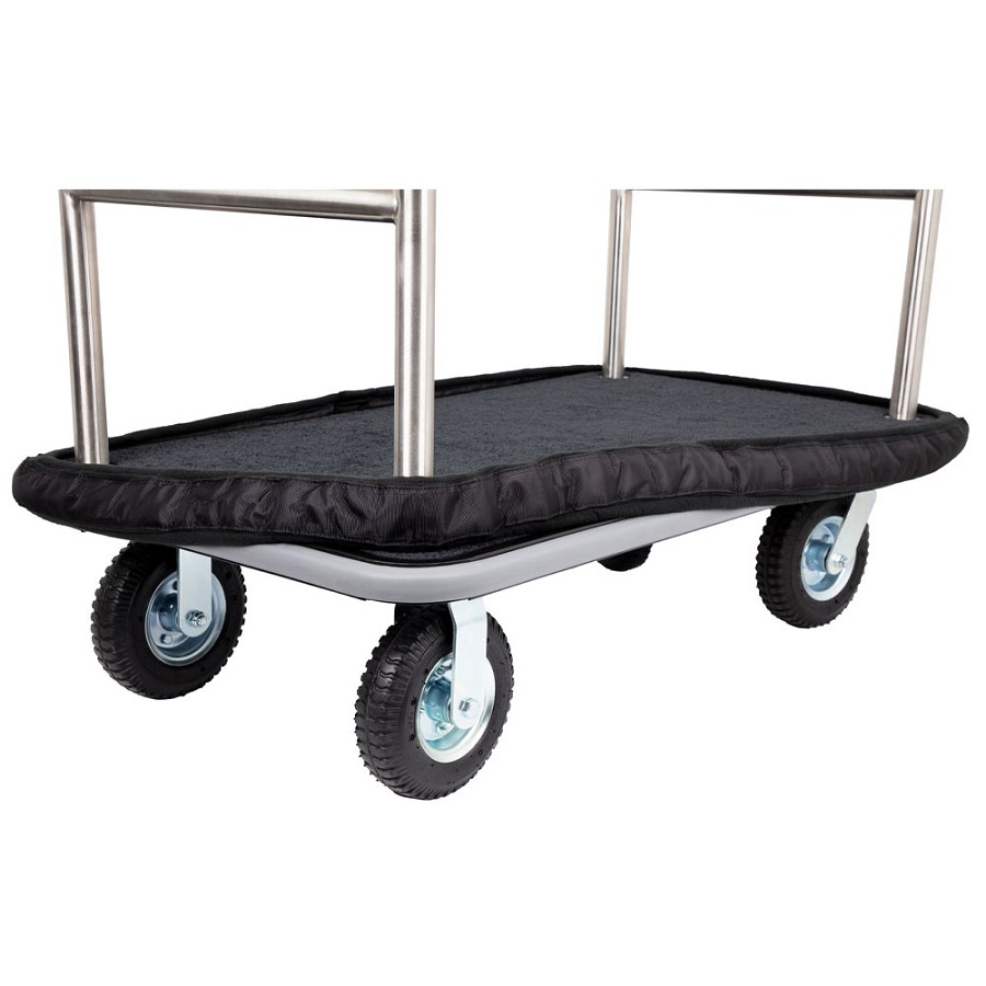 Hospitality 1 Source Bellman's Cart Bumper & Wall Guard Full Size 48' L x 28' W x 3' H 