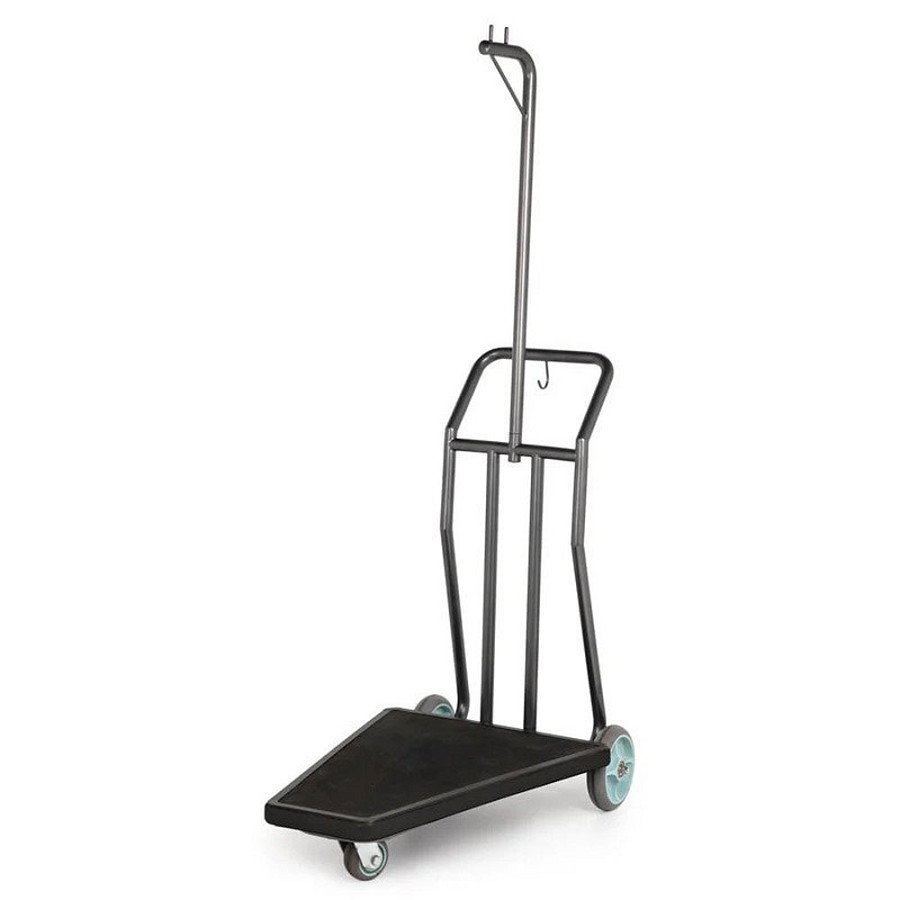 Hospitality 1 Source Compact Luggage Carrier Coastal Finish/Black Rubber Mat & Bumper 