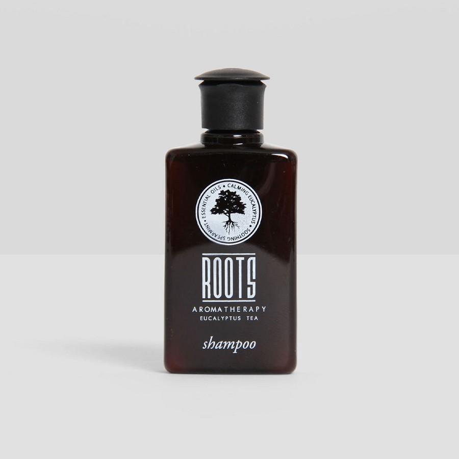 Roots Aromatherapy Shampoo With Eucalyptus Essence 1.5 Oz. 250 Per Case 3 Case Minimum 
