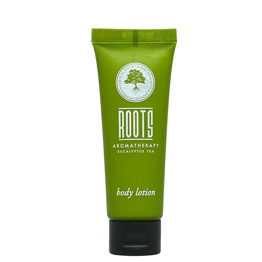 Roots Aromatherapy Body Lotion With Eucalyptus Essence 1 Oz. 288 Per Case 3 Case Minimum 