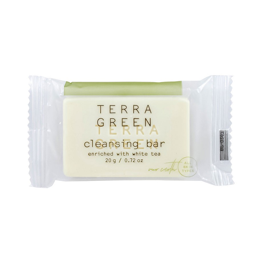 Terra Green White Tea Collection Cleansing Soap Bar Sachet 0.70 Oz. 500 Per Case 3 Case Minimum 