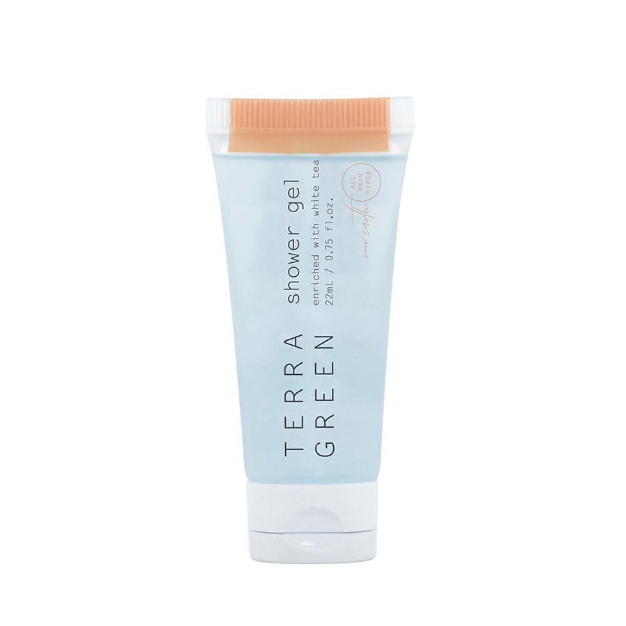 Terra Green White Tea Collection Shower Gel Flip Cap Tube 0.75 Oz. 288 Per Case 3 Case Minimum 