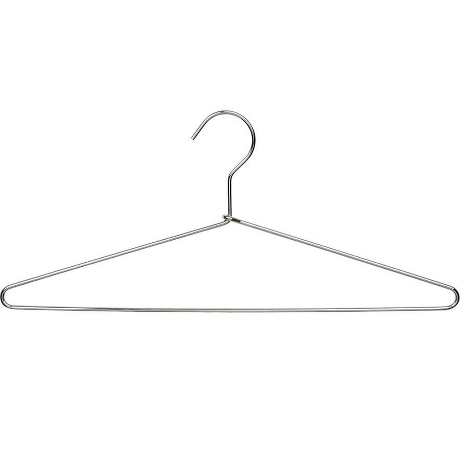 17' Chrome Metal Top Hanger 100 Per Case Price Per Case 