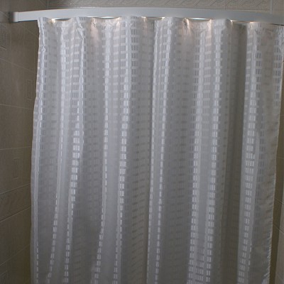 Kartri Dynasty Polyester Shower Curtain With Sewn Eyelets 36x72 White or Beige 24 Per Case Price Per Each 