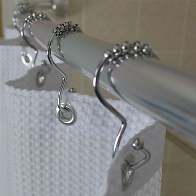 Kartri Chrome Open Roller Shower Curtain Hooks 12 Dz Per Case Price Per Dz 