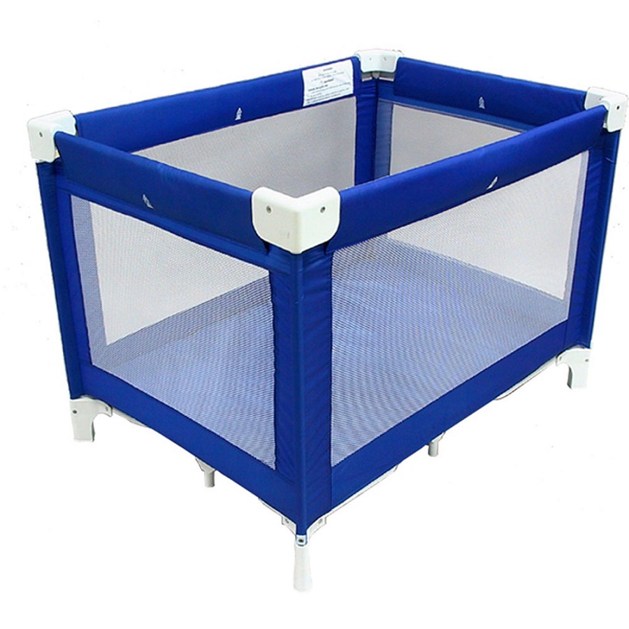 L.A. Baby Metal Crib Yard Blue 