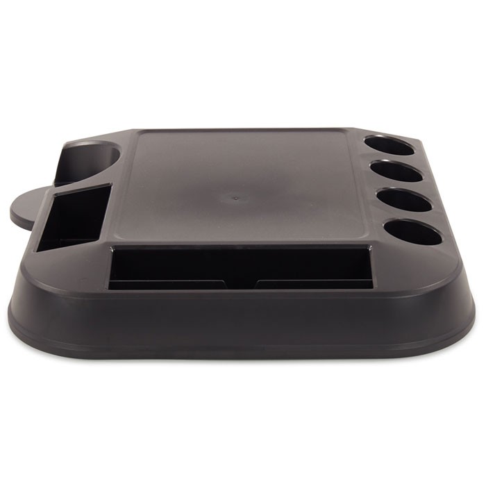 Lancaster Colony Brew Station K-Cup With Wrap Around Condiment Tray 13'x16' Black 6 Per Case Price Per Each 