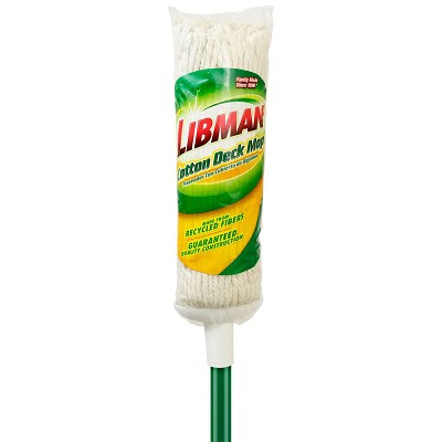 Libman Commercial 8 Oz. Cotton Deck Mop 6 Per Case Price Per Each 