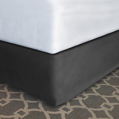 Designer Dècor Collection Modern-Fit Bedskirt For Box Spring Twin 39x75x14' Black 12 Per Case Price Per Each 