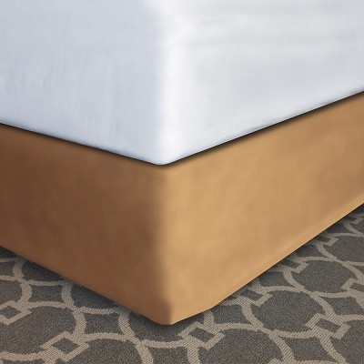 Designer Dècor Collection Modern-Fit Bedskirt For Box Spring King 76x80x12' Aztec Gold 12 Per Case Price Per Each 
